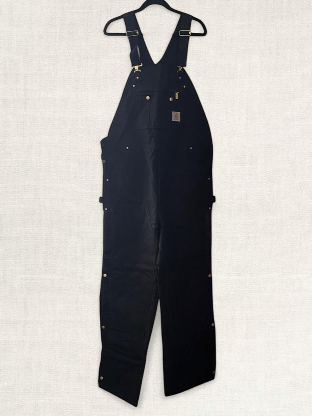 Carhartt Black Workwear Bib Overalls